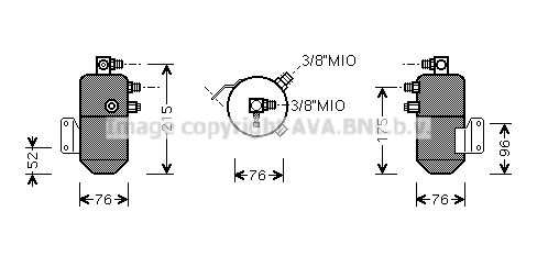 AVA QUALITY COOLING Kuivain, ilmastointilaite VLD031